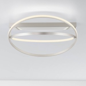 Q-Smart-Home Paul Neuhaus Q-Beluga LED plafondlamp, staal