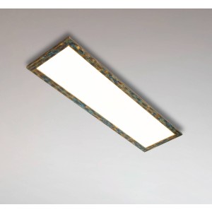 Quitani Aurinor LED paneel, goud gepatineerd, 125 cm