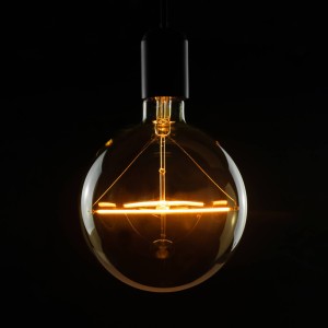 SEGULA E27 5W LED globe lamp Ø15cm vintage goud 1.900K