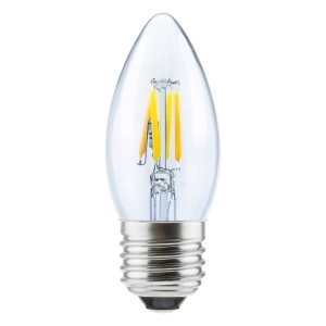 SEGULA LED kaarslamp E27 3W 927 filament ambient