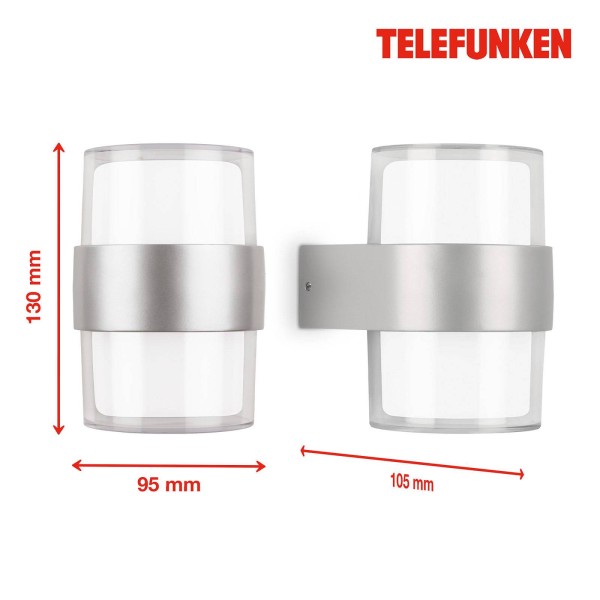 Telefunken cludu led buitenwandlamp