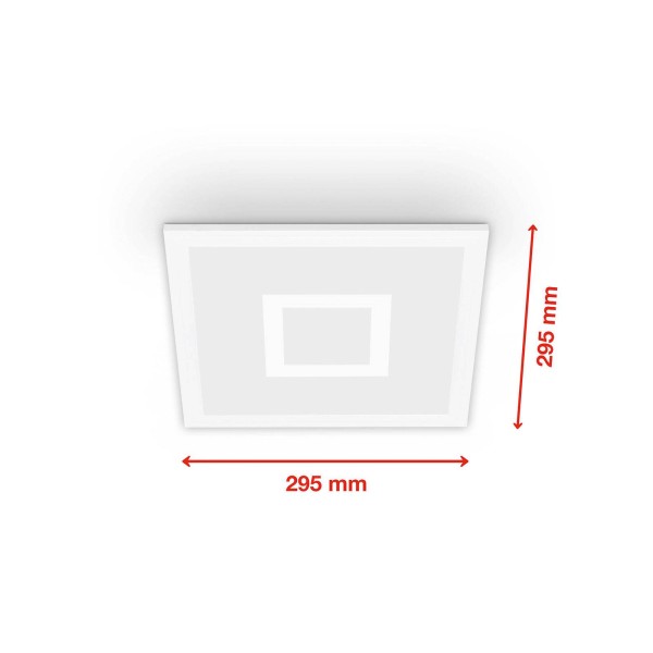 Telefunken led paneel centerlight wit afstandsbediening cct rgb 30x30cm