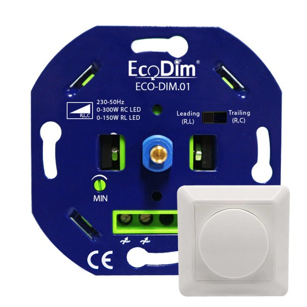 ecodim led dimmer 0 300 watt fase aan en afsnijdin