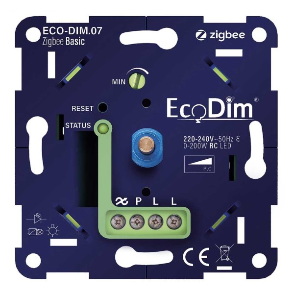 Ecodim zigbee inbouw smart led dimmer 0 200 watt f