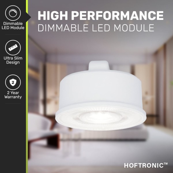 Hoftronic 10x dimbare led module vervangt gu10 lag 2