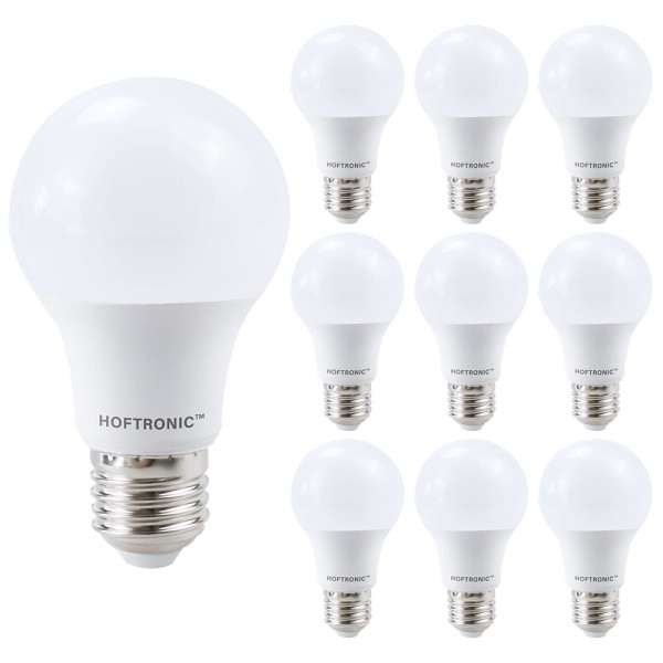 Hoftronic 10x e27 led lamp 85 watt 806 lumen 2700k