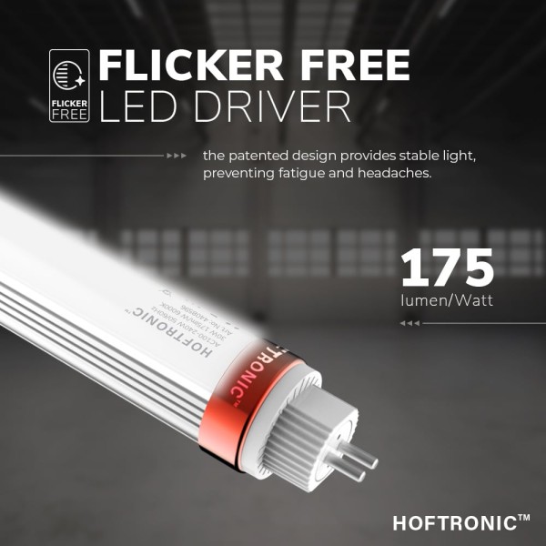 Hoftronic 10x led t5 g5 tl buis 145 cm 30 watt 525 13