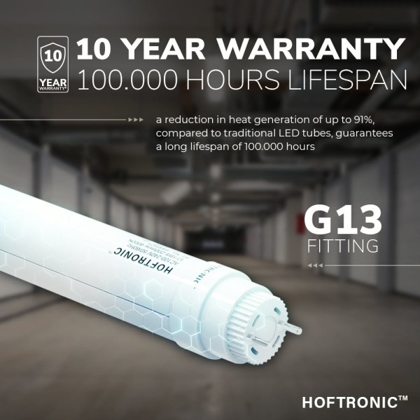 Hoftronic 10x led t8 g13 tl buis 150 cm 20 24 watt 11