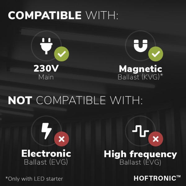 Hoftronic 10x led tl buis 120 cm 18 watt 1980lm 60 5