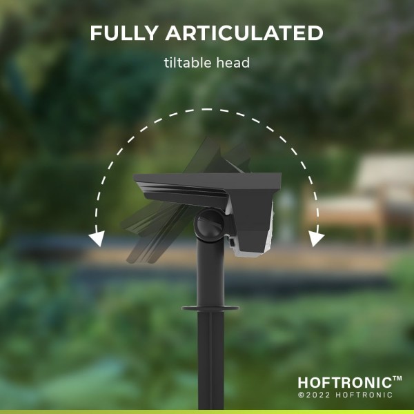 Hoftronic 2x kate led solar prikspot 3000k warm wi 3