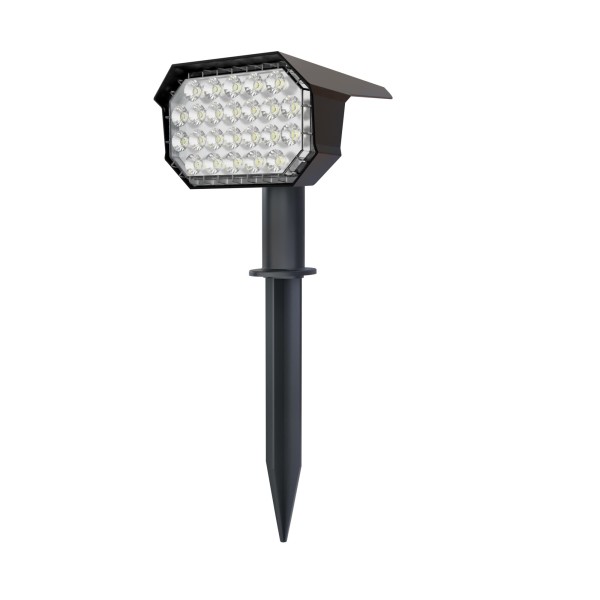 Hoftronic 2x kate led solar prikspot 3000k warm wi 7