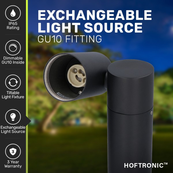 Hoftronic 3x pinero dimbare led prikspots gu10 600 2