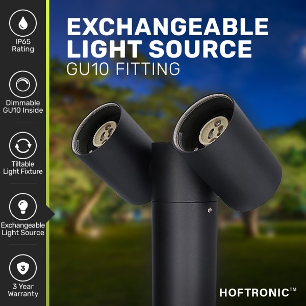 Hoftronic 3x pinero double dimbare led prikspot 27 2