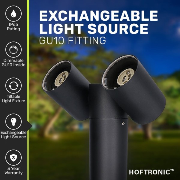 Hoftronic 3x pinero double dimbare led prikspot 40 2