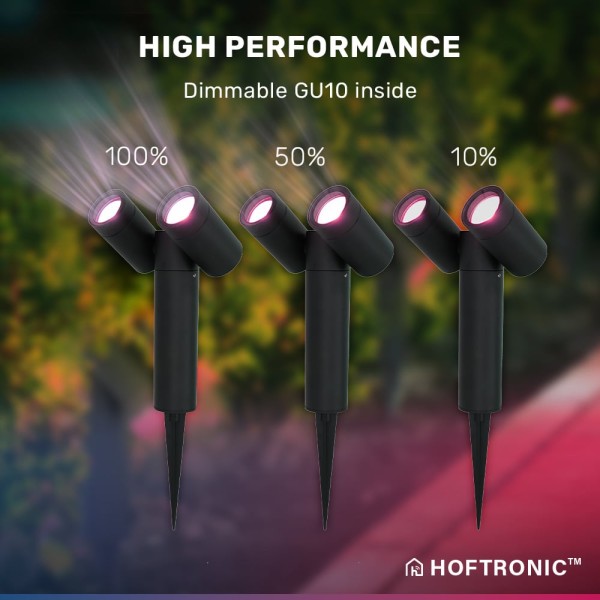 Hoftronic 3x pinero double smart dimbare led priks 2