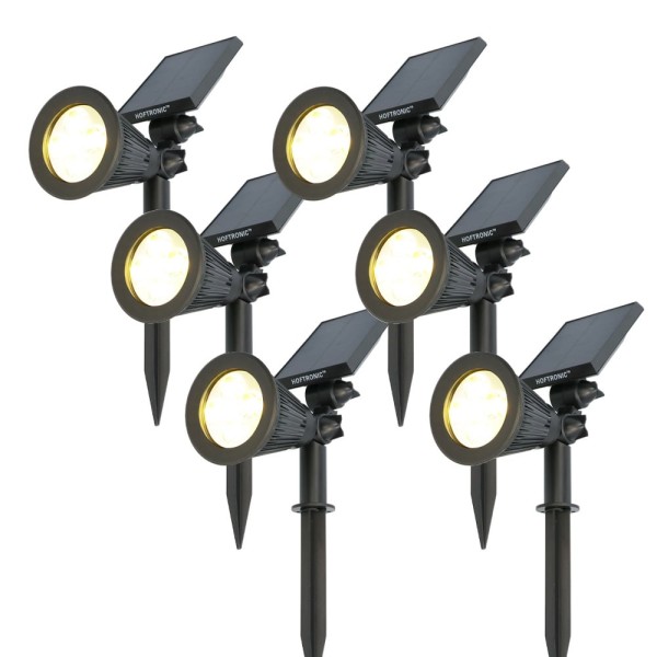 Hoftronic 6x bend led solar prikspot 3000k warm wi