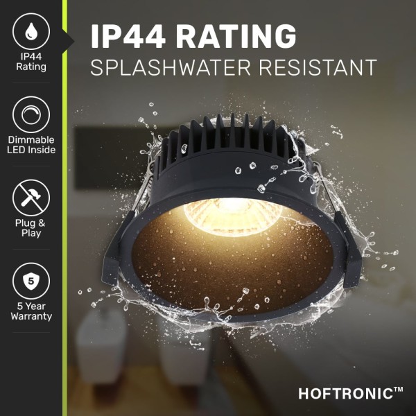 Hoftronic 6x finn dimbare led inbouwspot 10 watt p 4