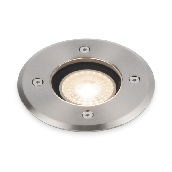 Hoftronic 6x maisy dimbare led grondspot rond rvs 19