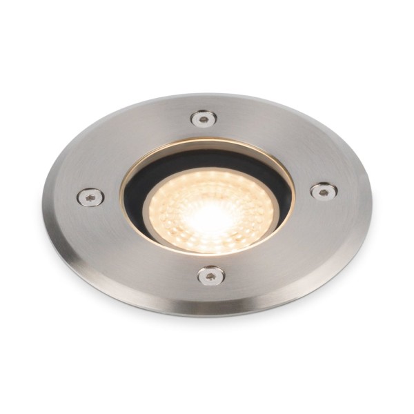 Hoftronic 6x maisy dimbare led grondspot rond rvs 28