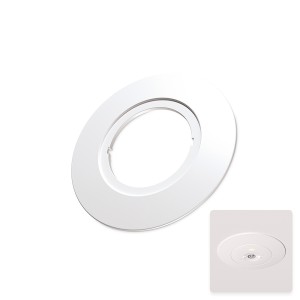 HOFTRONIC Afdekring voor Locus LED Noodverlichting Downlight – 170 mm – Wit