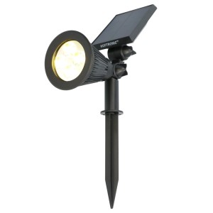 HOFTRONIC Bend LED Solar Prikspot richtbaar 3000K warm wit IP65 waterdicht Tuinspot