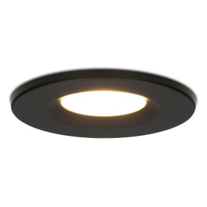 Hoftronic Dimbare LED inbouwspot zwart Venezia 6 Watt 2700K IP65