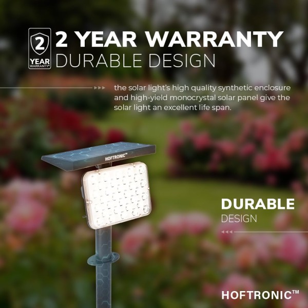 Hoftronic eagle led solar tuinspot dual color ip65 7