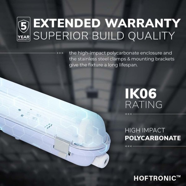 Hoftronic eco bright led tl armatuur 120cm t8 g13 3