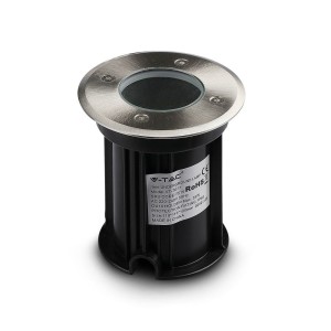 HOFTRONIC Grondspot RVS rond 5W 4000K IP65 waterdicht 3 jaar garantie