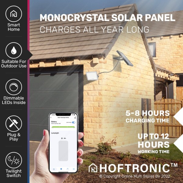 Hoftronic helios smart solar led breedstraler verv 3