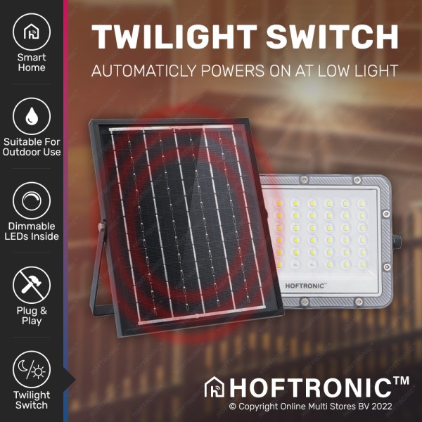 Hoftronic helios smart solar led breedstraler verv 7