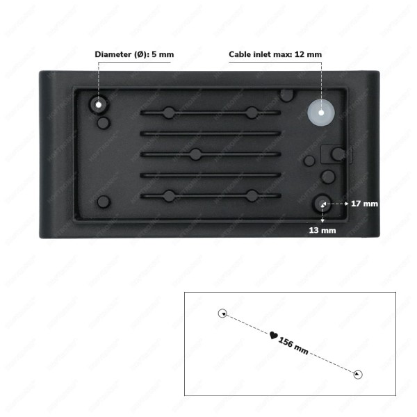 Hoftronic hugo dimbare led wandlamp e27 fitting ex 6