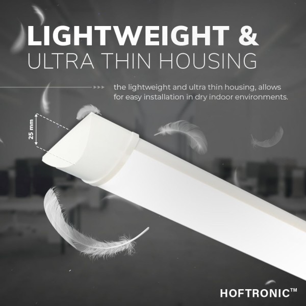 Hoftronic led batten 30 cm 10w 6400k 1200lm samsun 6