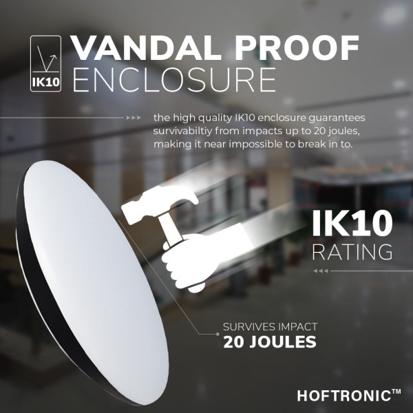 Hoftronic led bulkhead 30 cm plafondlamp wandarmat 13