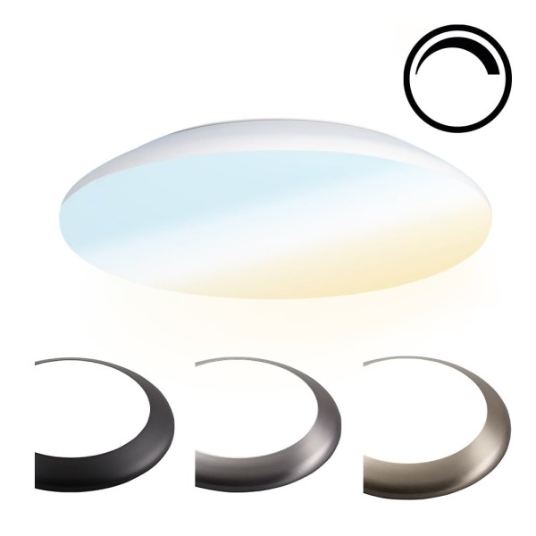 Hoftronic led bulkhead 30 cm plafondlamp wandarmat