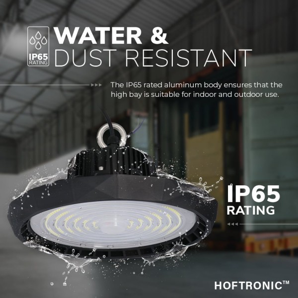 Hoftronic led high bay saturn 90w 120 ip65 dimbaar 4