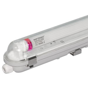 HOFTRONIC LED T8 TL armatuur IP65 120 cm 4000K 18W 3150lm 175lm/W Flikkervrij koppelbaar