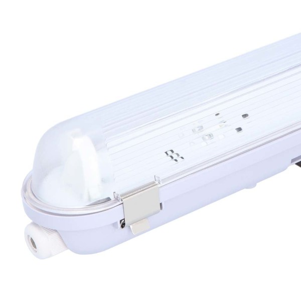 Hoftronic led tl armatuur ip65 120 cm rvs clips ko