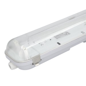 HOFTRONIC LED TL Armatuur IP65 60 cm RVS Clips Koppelbaar dubbelvoudige uitvoering