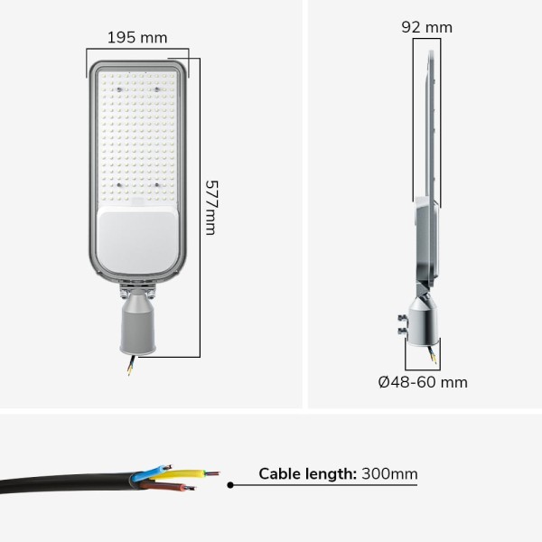 Hoftronic lumin led straatlamp straatlantaarn type 17