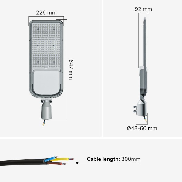 Hoftronic lumin led straatlamp straatlantaarn type 26