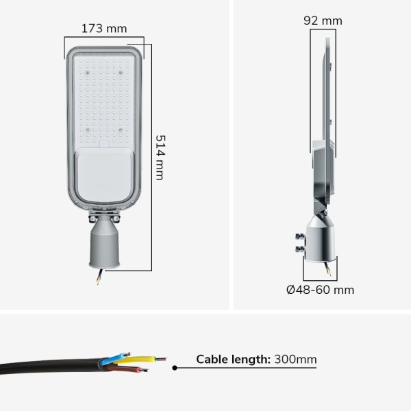 Hoftronic lumin led straatlamp straatlantaarn type 44