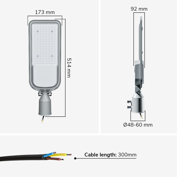 Hoftronic lumin led straatlamp straatlantaarn type 53