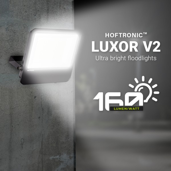 Hoftronic luxor v2 led breedstraler 150 watt 24000 12