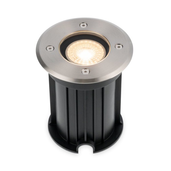 Hoftronic maisy dimbare led grondspot rond rvs 270