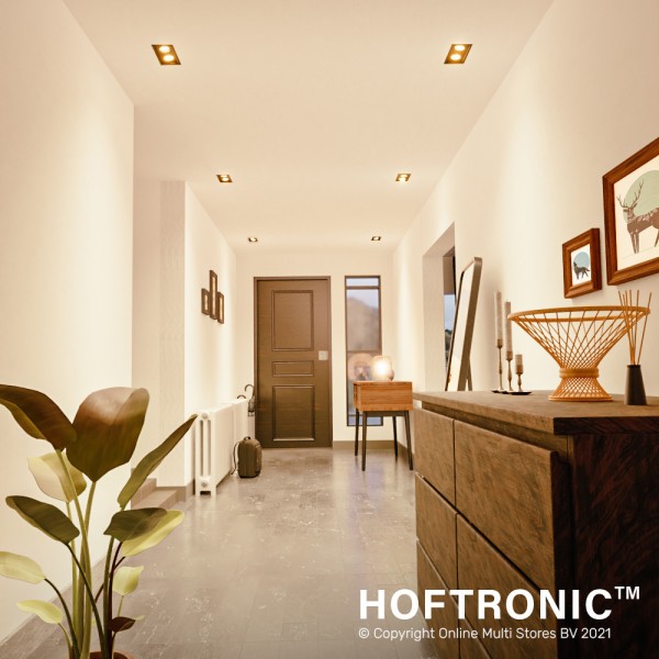 Hoftronic mallorca dubbele led inbouwspot kantelba 10