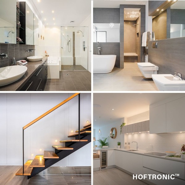 Hoftronic milano 4x inbouwspots veranda dimbaar le 28