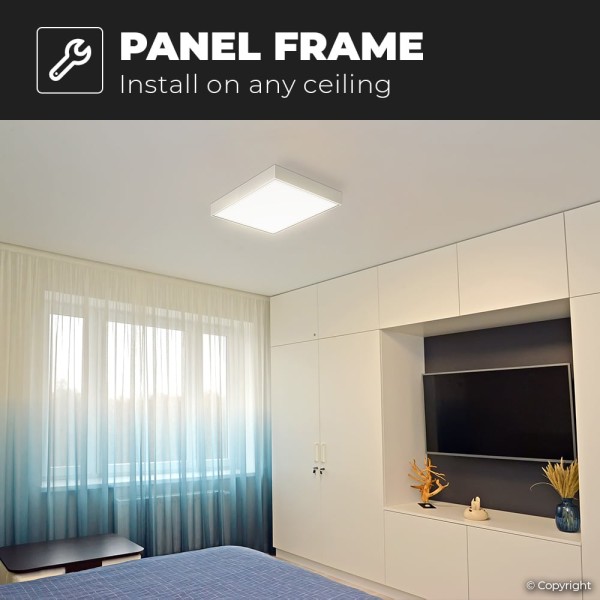 Hoftronic opbouwframe voor 60x60 hoftronic led pan 1