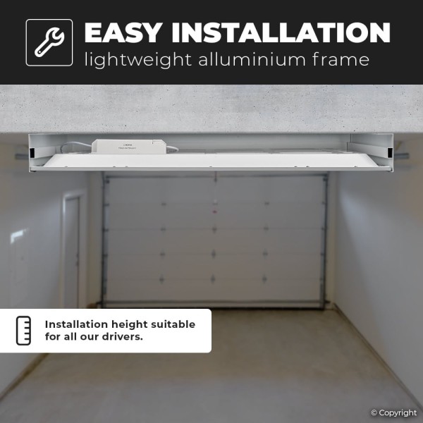 Hoftronic opbouwframe voor 60x60 hoftronic led pan 2