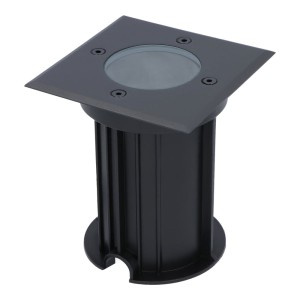 HOFTRONIC Ramsay dimbare LED grondspot – Vierkant – Zwart – ex. GU10 – IP67 straal waterdicht – 3 jaar garantie